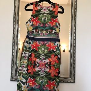 New York & Company Tropical print dress